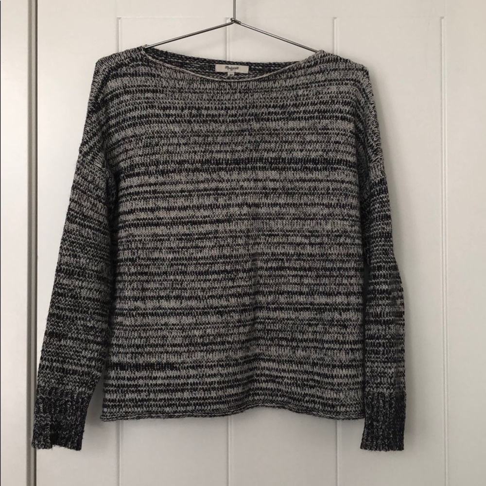 Madewell Threadmix Boatneck Sweater SZ XS